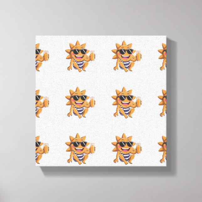 Toile Hello summer  (Recto)