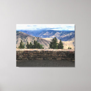 Toile Hells Canyon Pittoresque Byway, OU