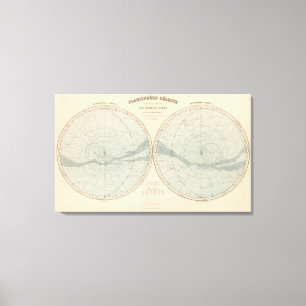 Toile Hémisphère de Celeste de Planisphere