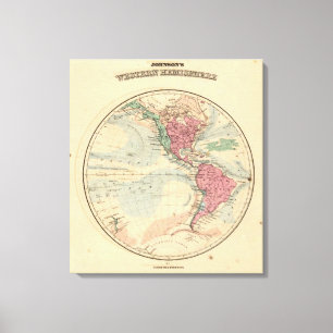 Toile Hémisphère de l'ouest 6