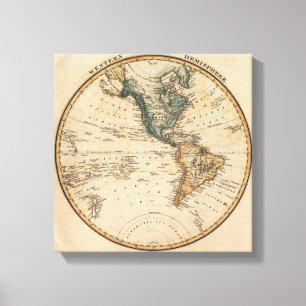 Toile Hémisphère occidental 9