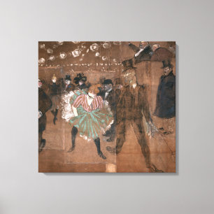 Toile Henri De Toulouse-Lautrec   dansant au fard à