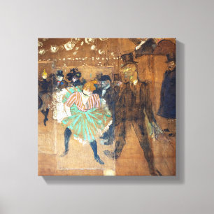 Toile Henri de Toulouse-Lautrec - Danse au Rouge