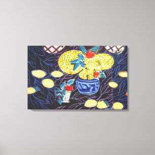 Toile Henri Matisse - LÉMONS ET MIMOSA 1944