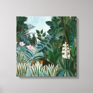 Toile Henri Rousseau - La jungle équatoriale