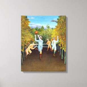Toile Henri Rousseau - Les Joueurs de football