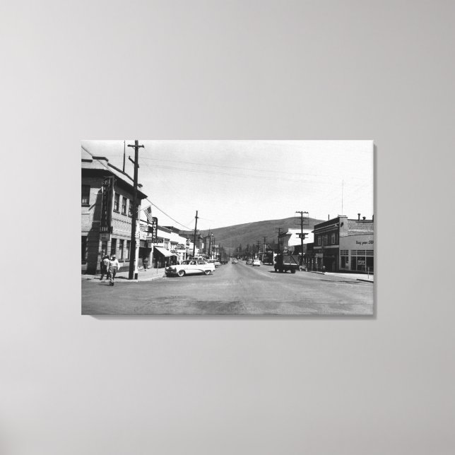 Toile Heppner, Oregon Main Street View Photographie (Recto)