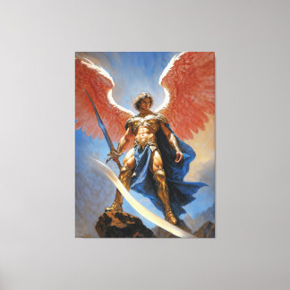 Toile Herald of the Divine Flame Archangel Michael