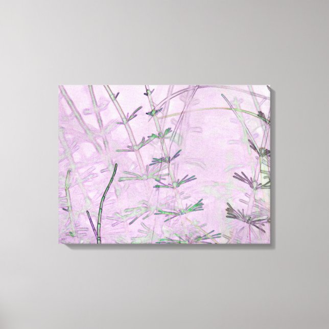 Toile Herbes/tiges de corail (Recto)