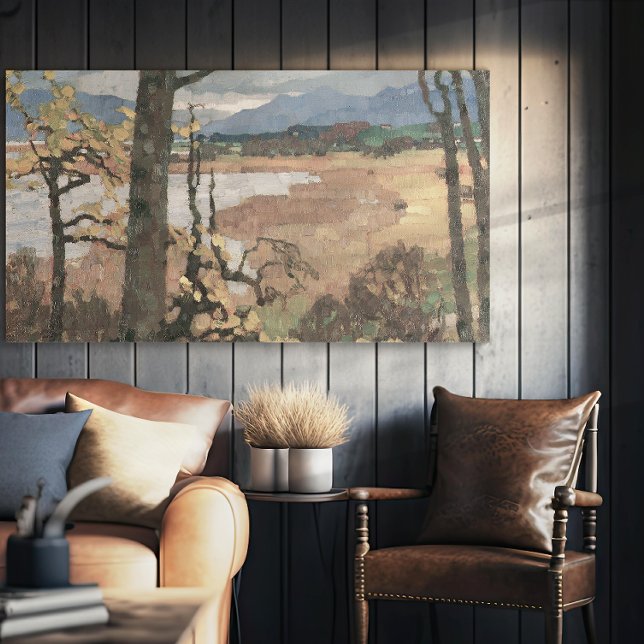 Toile Herbst et Chiemsee | Leo Putz Paysage Art (Créateur téléchargé)