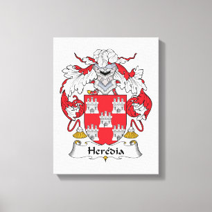 Toile Heredia Family Crest