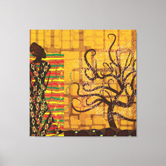 Toile Heritage in Gold – Klimt Inspired Art