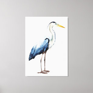 Toile Héron d'oiseau de mer II personnalisé