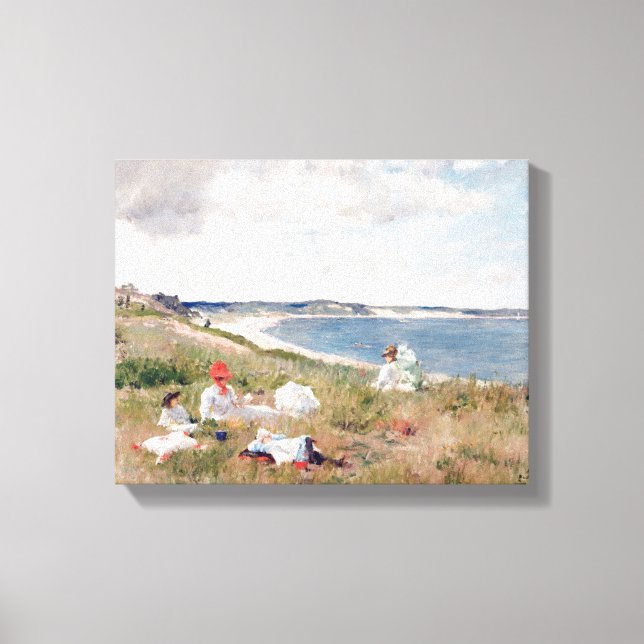 Toile Heures d'inactivité par William Merritt Chase (Recto)