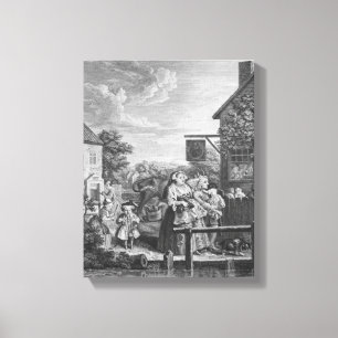 Toile Heures du jour, soirée, 1738