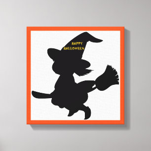 TOILE "HEUREUX HALLOWEEN" PETIT TÉMOIN