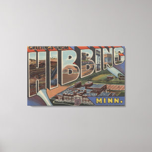 Toile Hibbing, Minnesota - grandes scènes de lettre