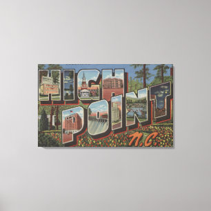Toile High Point, Caroline du Nord - Scènes de grandes l