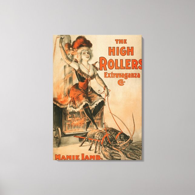 Toile High Rollers Extravaganza "Mamie Lamb" Jouer (Recto)