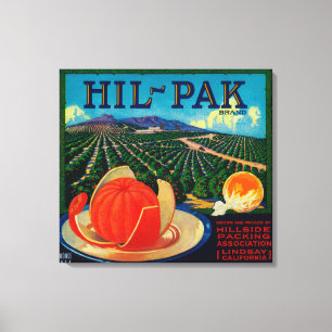 Toile Hil Pak Orange LabelLindsay, CA