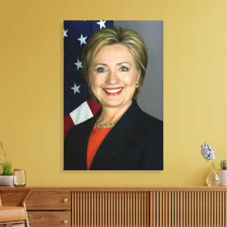 Toile Hillary Clinton Première dame et secrétaire d'État