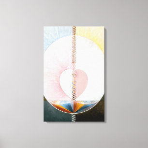 Toile Hilma af Klint - CE QU'EST UN ÊTRE HUMAIN EN 1910