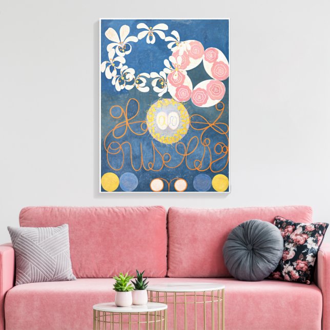 Toile Hilma Af Klint, La Dix Plus Grande N1, Art Abstrai (Insitu(Salon))