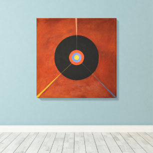 Toile Hilma Af Klint, Le Swan No.18, Art Abstrait