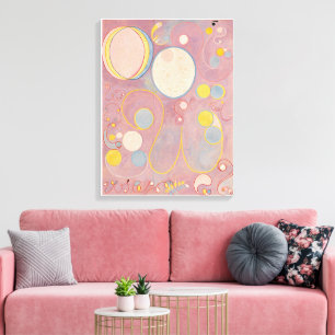 Toile Hilma Af Klint, Les Dix Plus Grands N°8, Art Abstr