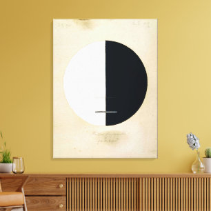 Toile Hilma Af Klint, Point de vue de Bouddha, Art Abstr