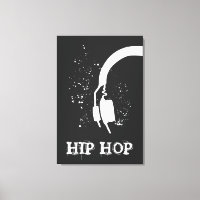 Hip hop effet inverse graphique Abstrait casque
