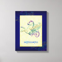 Hippocampe grec Hippocampe Art Vintage Enveloppé C