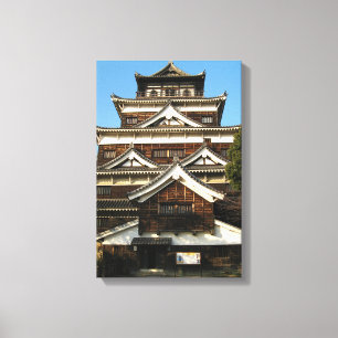 Toile Hiroshima Castle 広 島 城, Hiroshima, Japon