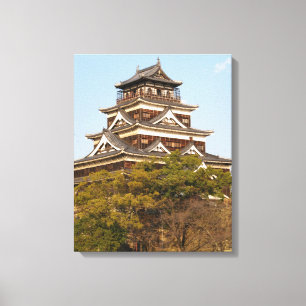 Toile Hiroshima Castle 広 島 城, Hiroshima, Japon