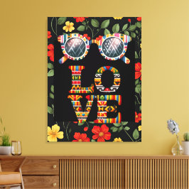 Toile Histoire Noire Mois Enveloppement Papier Floral Vi