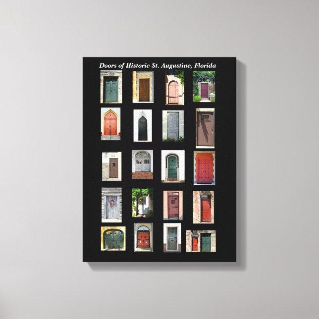 Toile Historic Doors of St. Augustine, Florida (Recto)