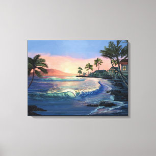 Toile Historique Lahaina Town Canvas Imprimer