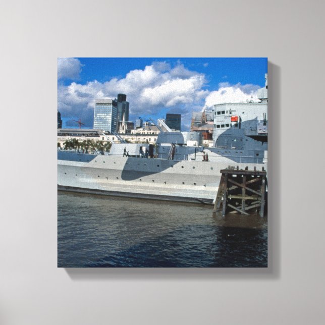 Toile HMS Belfast London (Recto)