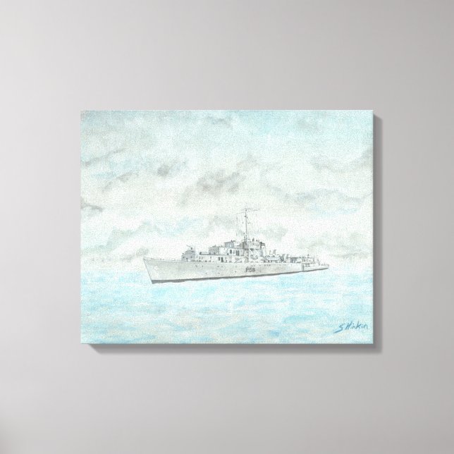 Toile HMS Woodbridge Haven (Recto)