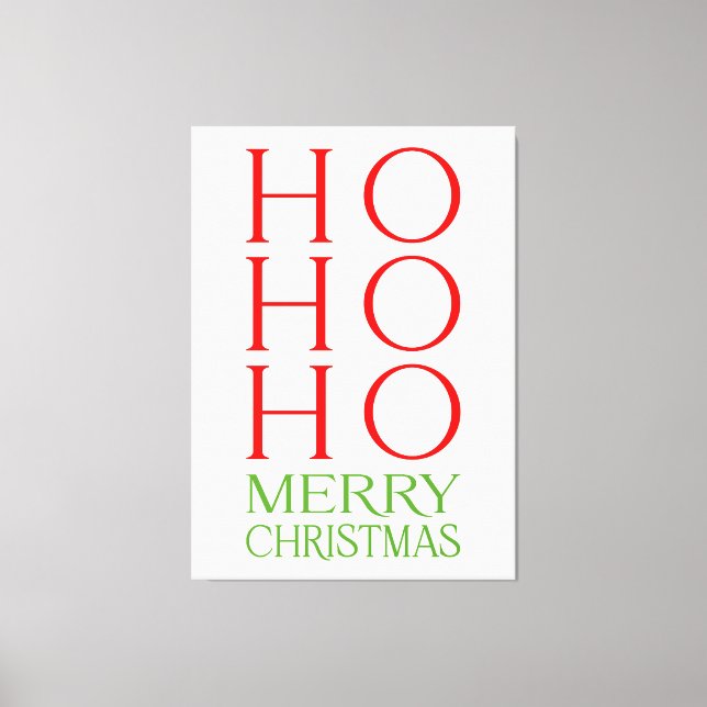 Toile Ho Ho Ho Merry Christmas (Recto)