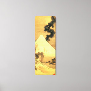 Toile Hokusai Le dragon de la fumée qui échappe au Mont 