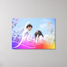 Holographie Overlay Couple Photo Love Script