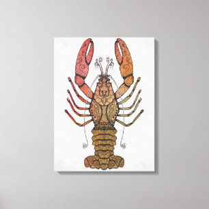 Toile Homard de style