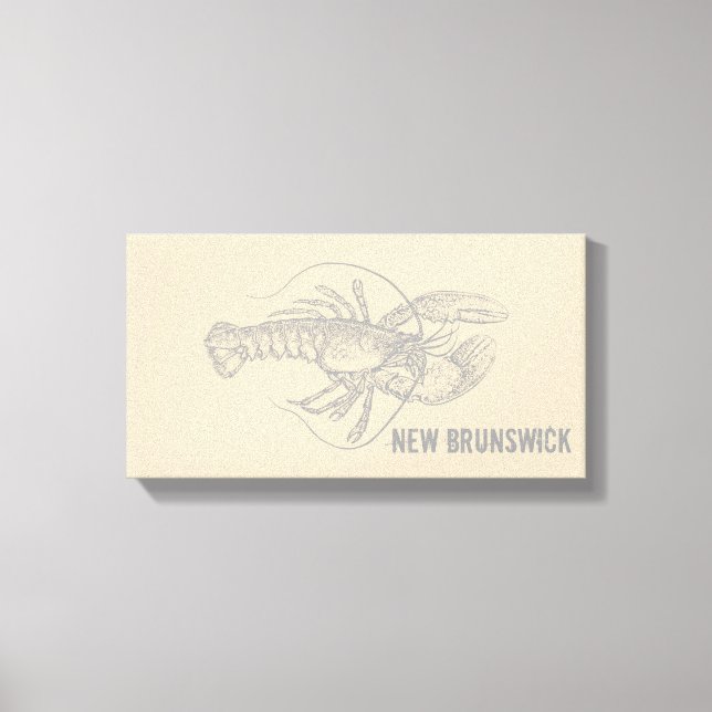 Toile Homard du Nouveau-Brunswick (Recto)