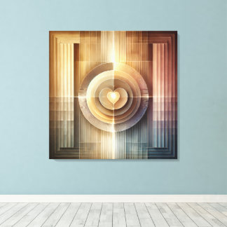 Toile Home of the Heart