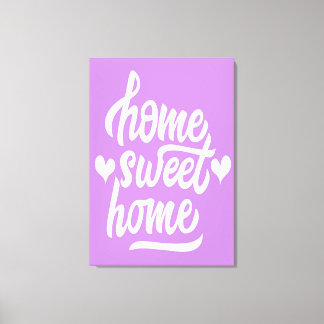 Toile Home Sweet Home