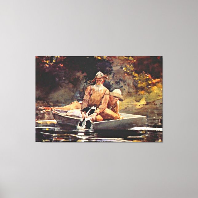 Toile Homer - Après la chasse (Recto)