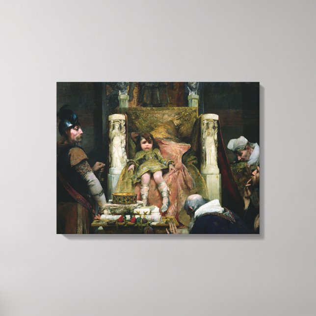 Toile Hommage à Clovis II (Recto)