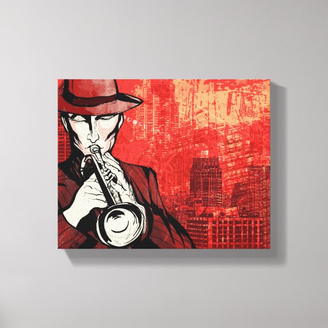 Toile Homme avec une corne (Recto)