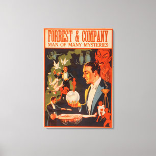 Toile Homme de Forrest & Company de beaucoup de mystère